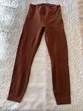 lululemon athletica Brown High-Waist Leggings